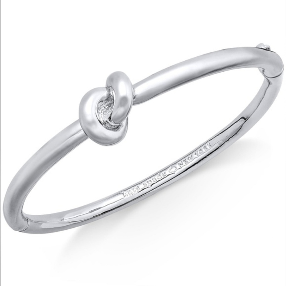kate spade ♠️ sailors knot bangle Silver
